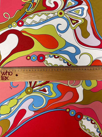 Colorful Abstract Pattern Fabric Custom Printed by the Metre