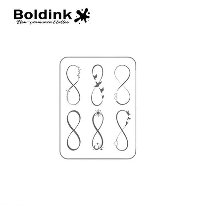 Boldink Semi-Permanent Tattoos - Realistic, Waterproof, 7-15 Days Wear