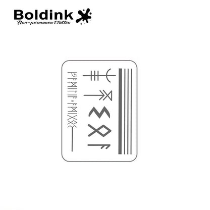 Boldink Semi-Permanent Finger Tattoos — Realistic, Waterproof & Non-Reflective | Gift Packaging (12 Tattoos)