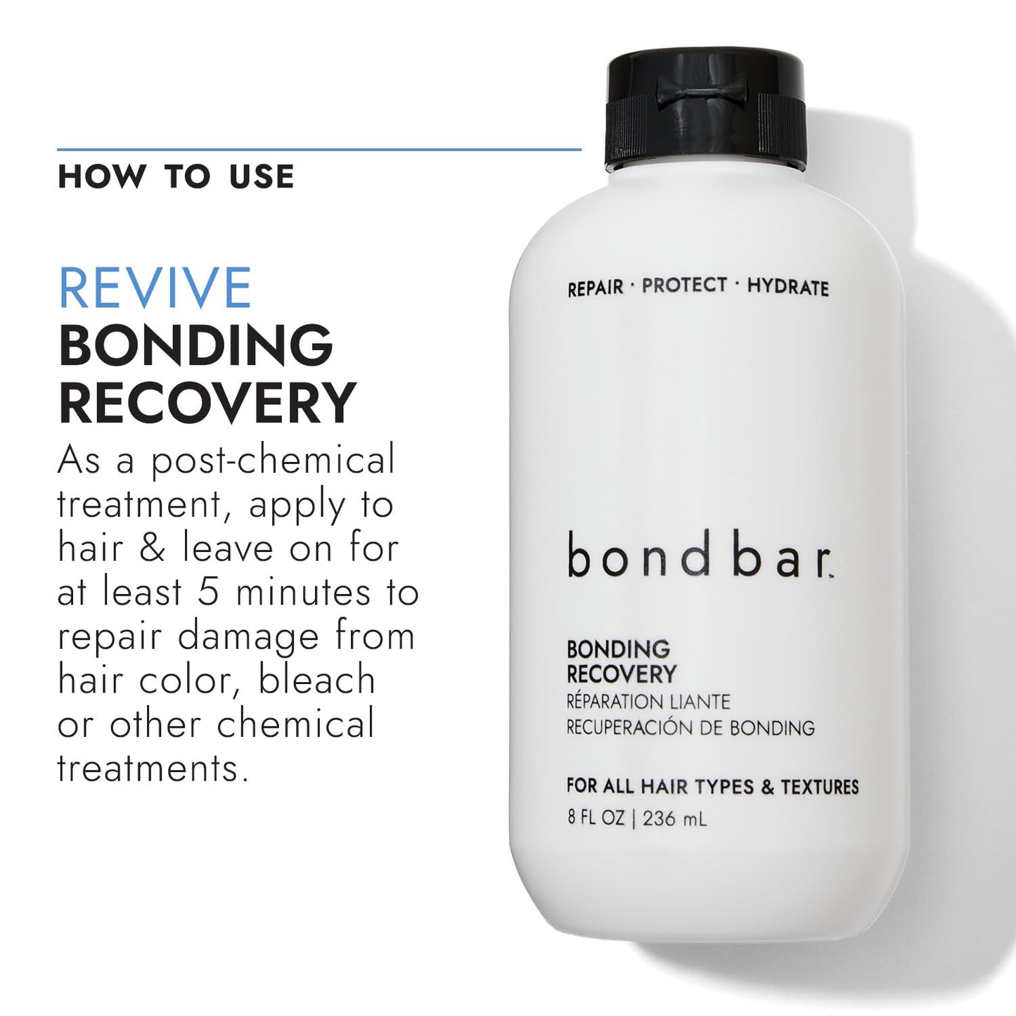 Bondbar Treatment for Damaged Hair — Repairs, Hydrates & Protects Color-Treated Hair | Vegan, Cruelty-Free, 8 oz