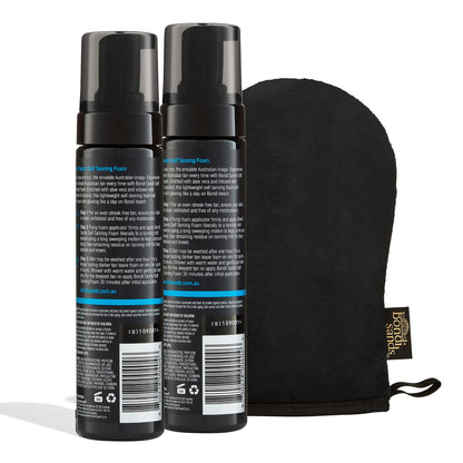 Bondi Sands Self Tanning Foam Duo Dark – Lightweight, Easy, Streak-Free Bronze