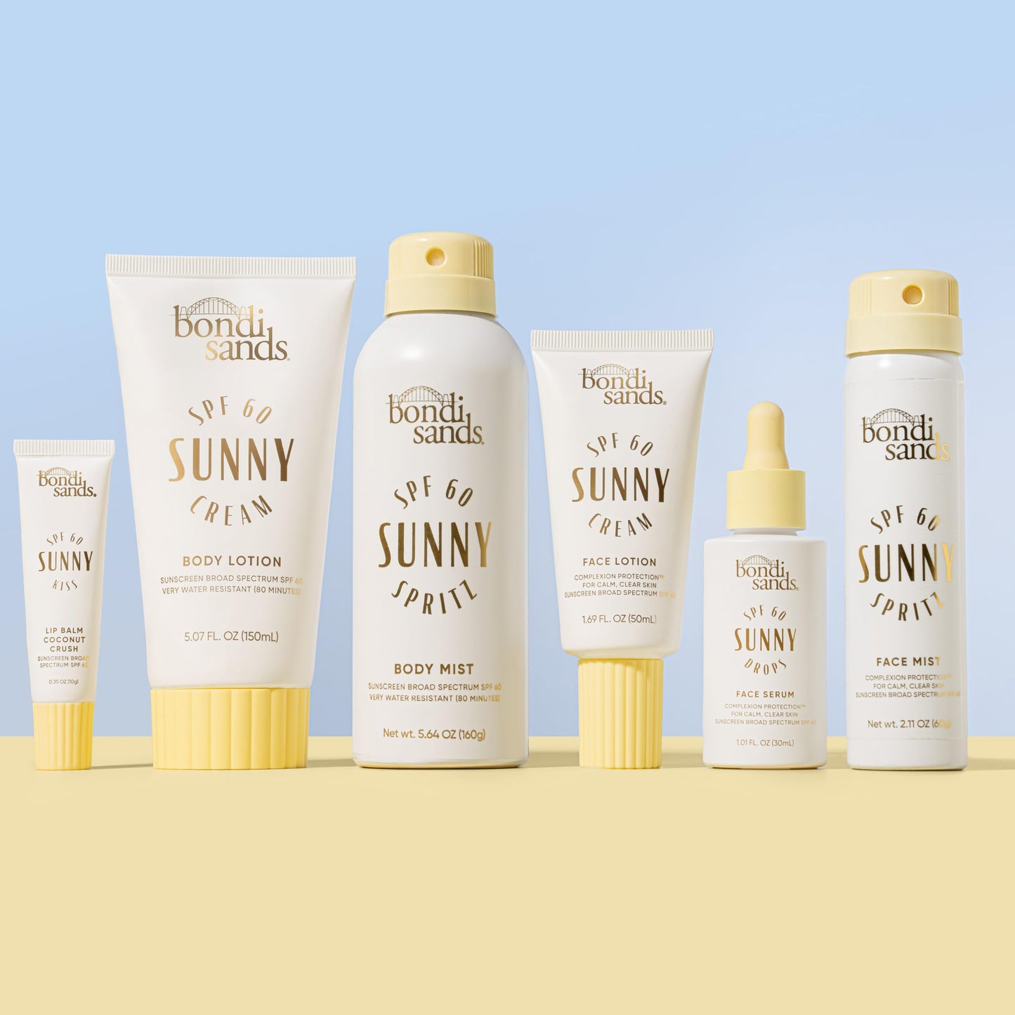 Bondi Sands Sunny Cream SPF 60 Face Lotion – Hydrating, Oil-Free Daily Sunscreen
