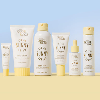 Bondi Sands Sunny Cream SPF 60 Body Lotion – Hydrating Broad Spectrum Sunscreen