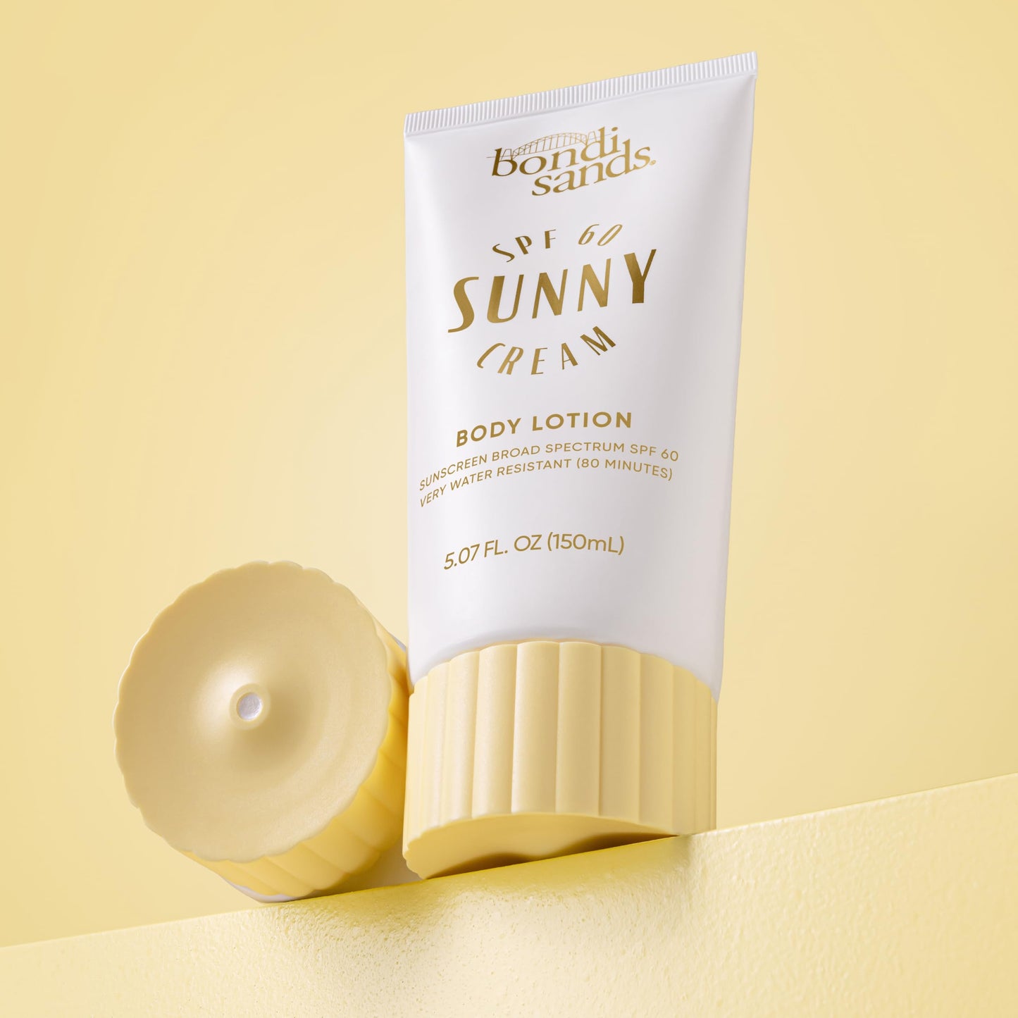 Bondi Sands Sunny Cream SPF 60 Body Lotion – Hydrating Broad Spectrum Sunscreen