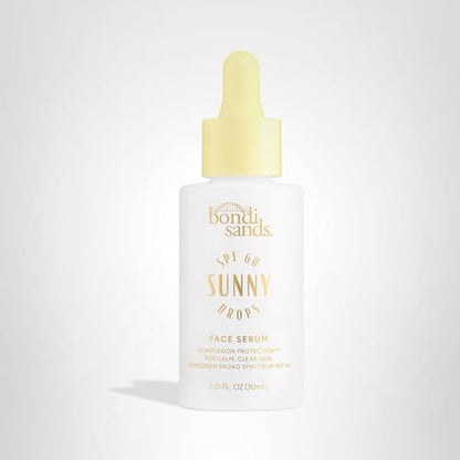 Bondi Sands Sunny Drops SPF 60 Face Serum – Hydrating, Oil-Free Broad Spectrum Sunscreen (1.01 fl oz)