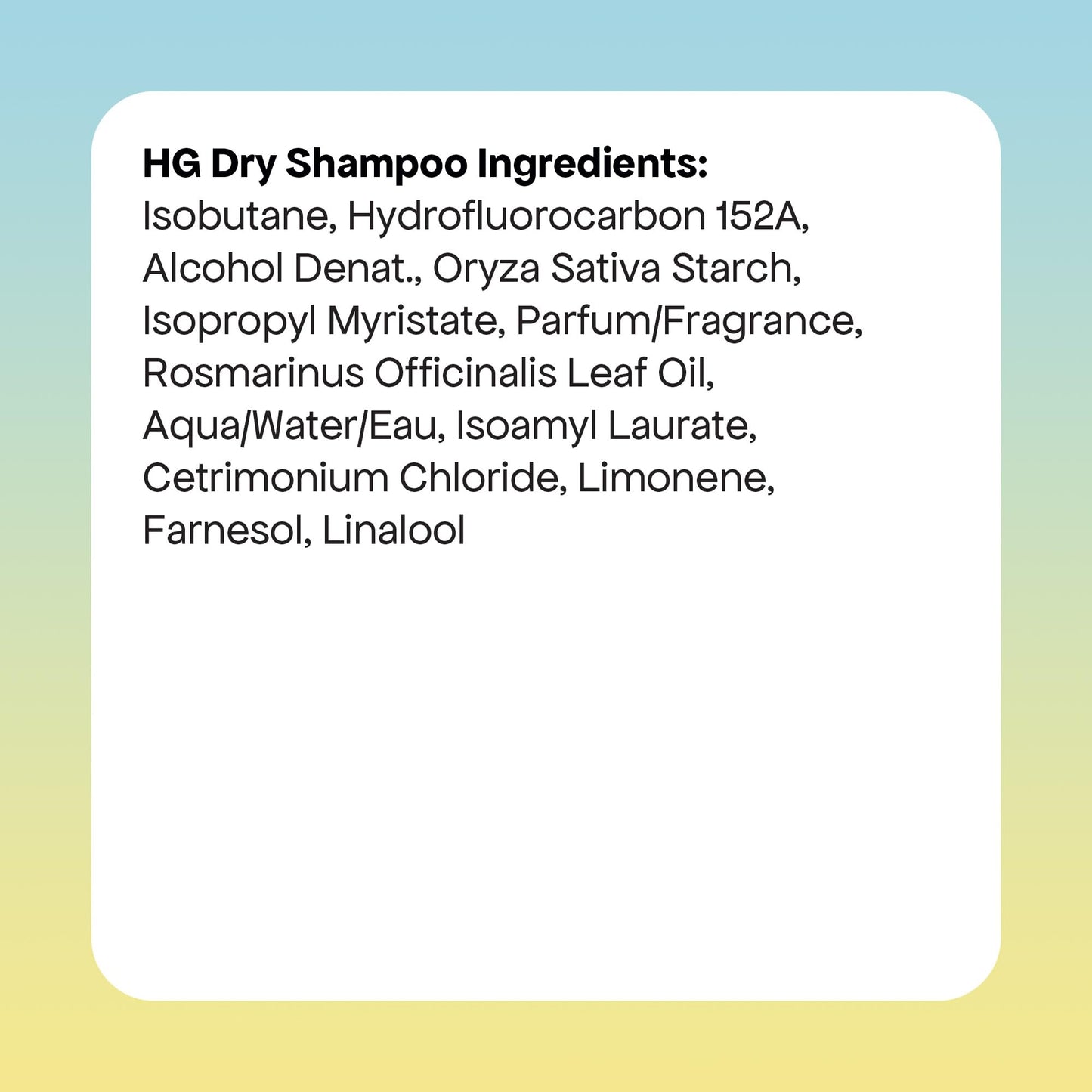 BONDIBOOST HG Dry Shampoo for Women & Men – Instant Cleanse, Volume Boost, Rosemary, 3.95 oz