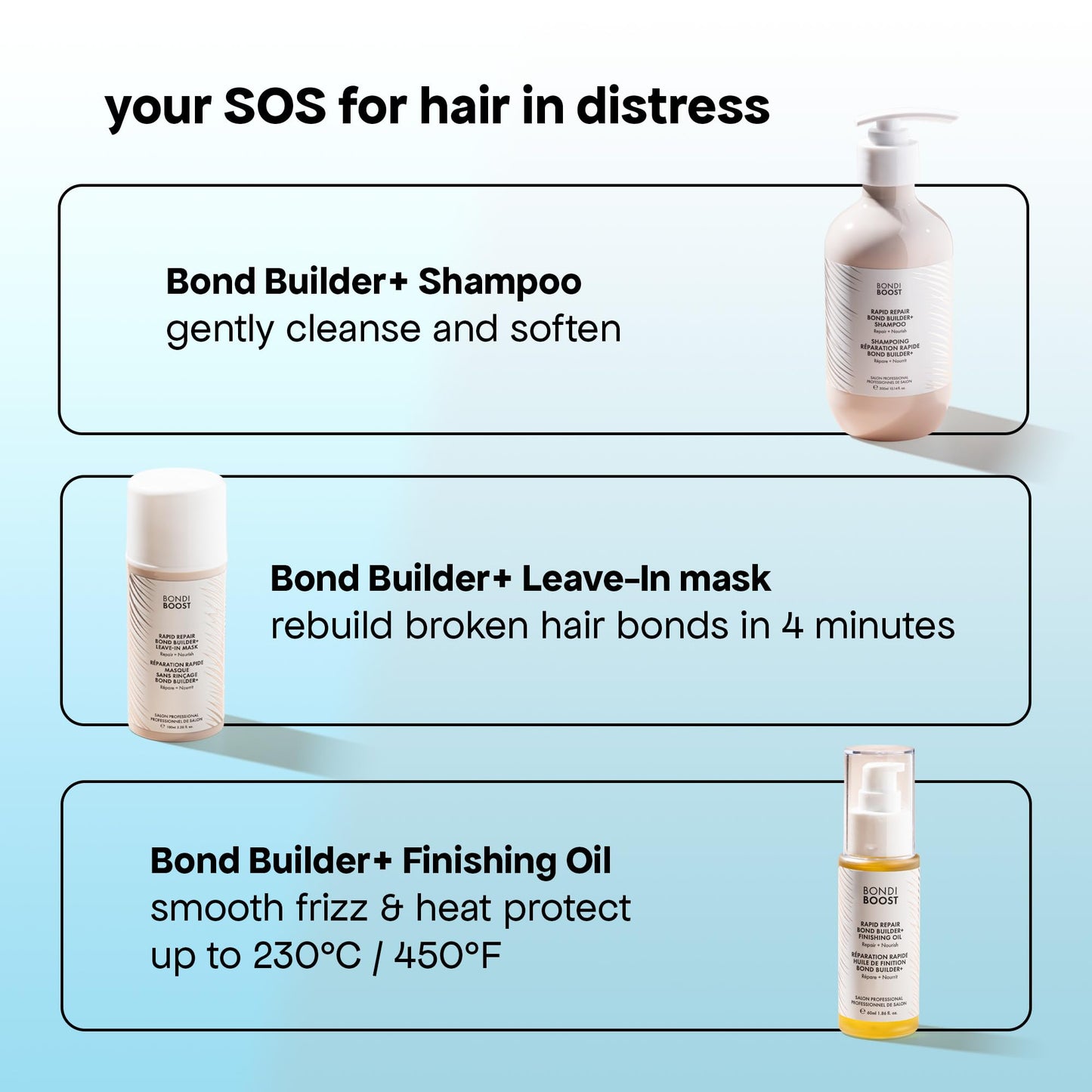 BONDIBOOST Rapid Repair Bond Builder Oil + Heat Protection | Strengthening & Shine