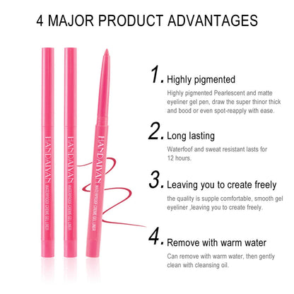 BONNIE CHOICE 20 Colors Eyeliner Pencil Set – Waterproof & Retractable