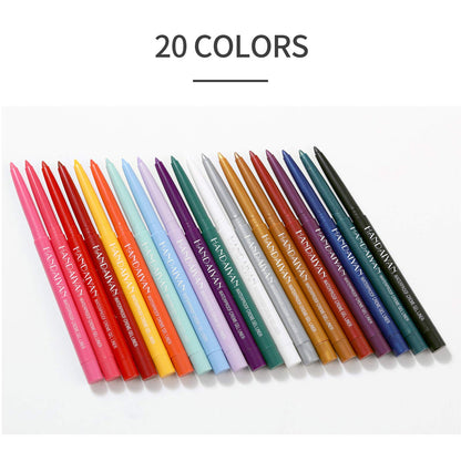BONNIE CHOICE 20 Colors Eyeliner Pencil Set – Waterproof & Retractable