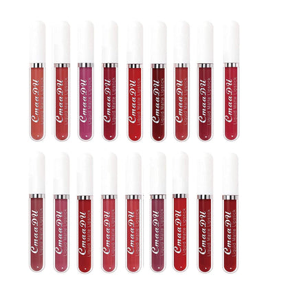 BONNIE CHOICE 18-Pcs Matte Liquid Lipstick Set – Waterproof, Long-Wearing, 18 Rich Shades