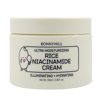 BONNYHILL Rice Niacinamide Face Cream – Brightening, Hydration & Pore Refinement