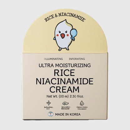 BONNYHILL Rice Niacinamide Face Cream – Brightening, Hydration & Pore Refinement