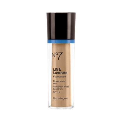 Boots No7 Lift & Luminate Foundation Cool Ivory SPF15 – Lift, Brighten & Even Skin Tone