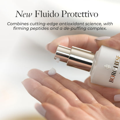 Borghese Fluido Protettivo Advanced Eye Lift – Brightening & De-Puffing Eye Treatment, 1 oz