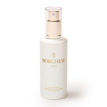 Borghese Overnight Resurfacing Mask with AHA & BHA – Exfoliating Night Mask