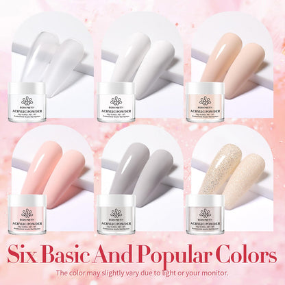 Born Pretty Acrylic Nail Kit with Drill – 92Pcs Starter Set for DIY Home Manicures