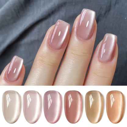 Born Pretty Cat Magnetic Eye Gel Nail Polish Kit – 6x7ml Shimmer Magnetic Polishes