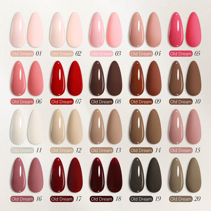 Born Pretty 23Pcs Gel Nail Polish Set – Fall/Winter Shades with Base & Top Coat
