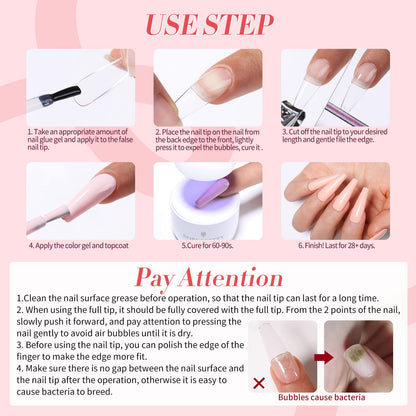 Born Pretty Jelly Gel Nail Polish Kit – 28Pcs with 48W UV Lamp, 12 Colors + Base/Top Coat