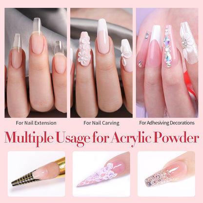 Born Pretty Acrylic Nail Kit with Drill – 92Pcs Starter Set for DIY Home Manicures