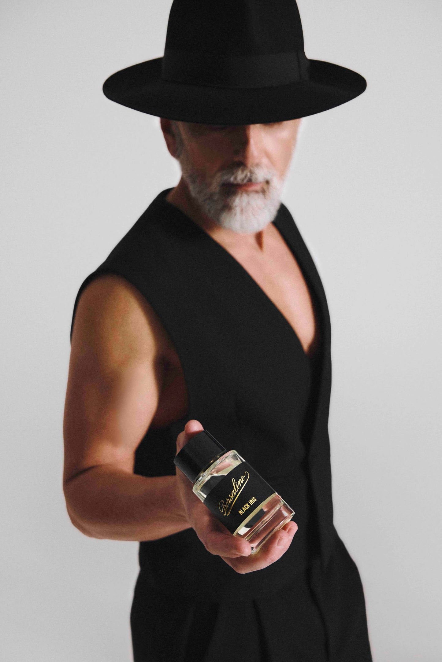 Borsalino Black Iris Eau de Parfum for Men | Long-Lasting Fresh Woody Amber Cologne
