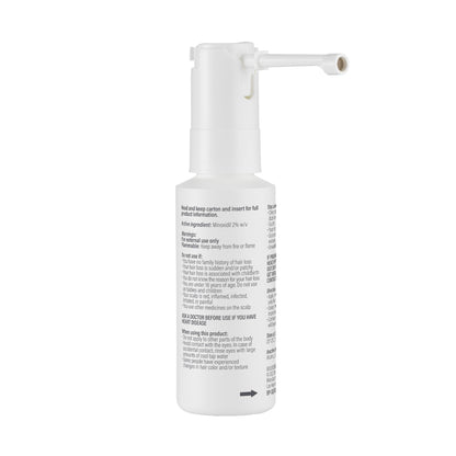 BosleyMD Minoxidil Woman Spray – 2% Hair Regrowth Treatment for Women | No-Mess Sprayer, 2-Month Supply