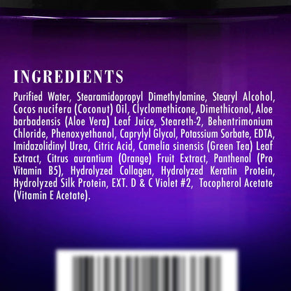 Botanic Hearth Purple Hair Mask | Brass-Neutralizing Care for Blonde, Silver & Gray Hair | 8 Oz