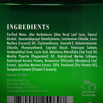 Botanic Hearth Tea Tree Hair Mask & Deep Conditioner | Moisturizes, Strengthens & Scalp Care | 16 Oz