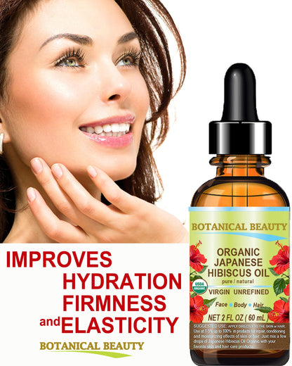 Botanical Beauty Organic Hibiscus Oil — Cold-Pressed Hibiscus Sabdariffa, 2 oz