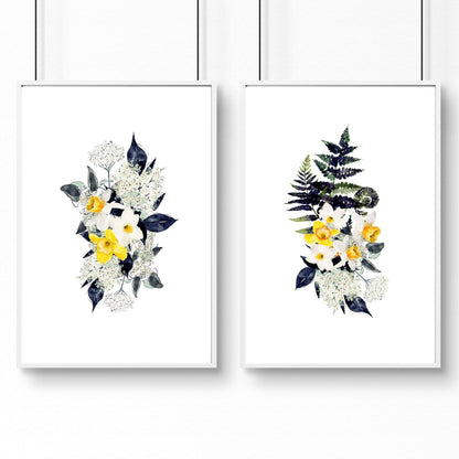 Large artwork | set of 2 pictures for hallway