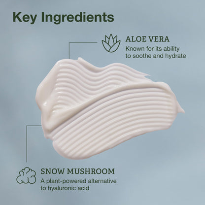 Botanics Lightweight Hydrating Face Moisturizer – Snow Mushroom & Aloe Vera | 48-Hour Hydration