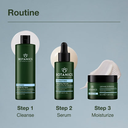 Botanics Lightweight Hydrating Face Moisturizer – Snow Mushroom & Aloe Vera | 48-Hour Hydration