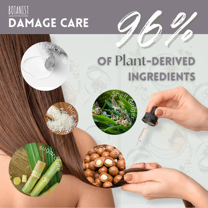 Botanist Natural Shampoo & Conditioner Set – Keratin, Collagen, Jojoba & Argan Oil | Silicone & Sulfate Free 31.7 Fl Oz | Damage Care