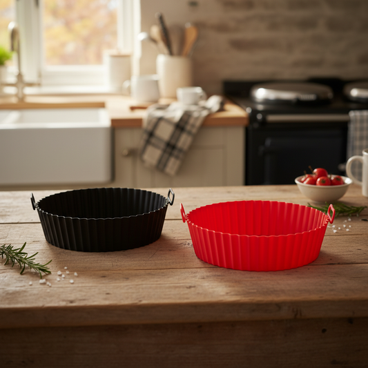 Reusable Air Fryer Silicone Liners Nonstick Heat Resistant for Easy Cleanup