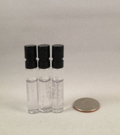 3 x Bottega Veneta Pour Homme EDT Travel-Sized Sample Vials – 0.04 Oz / 1.2 ml Each