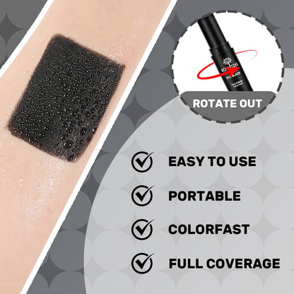 Bowitzki Eye Black Stick — 8-Color Water-Resistant Sports Face Paint Kit