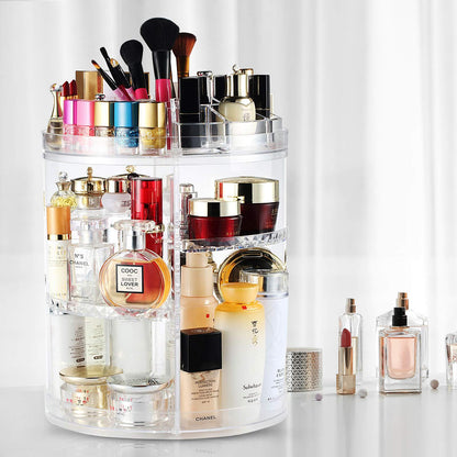 Boxalls Makeup Organizer Rotating, 8-Layer, Large Capacity, 360° Spinning Stand
