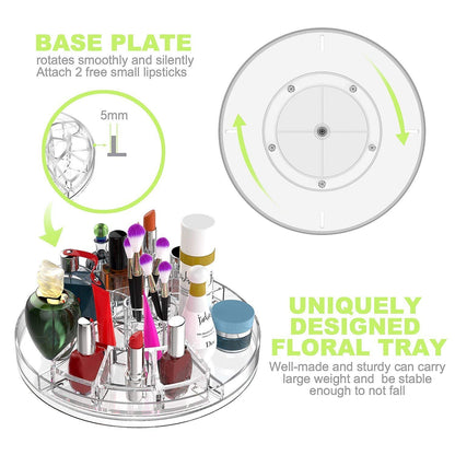 Boxalls Makeup Organizer Rotating, 8-Layer, Large Capacity, 360° Spinning Stand