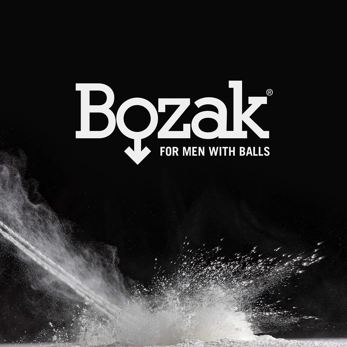Bozak Cooling Body & Foot Powder for Men – Talc-Free, Menthol, 4 oz (2-Pack)