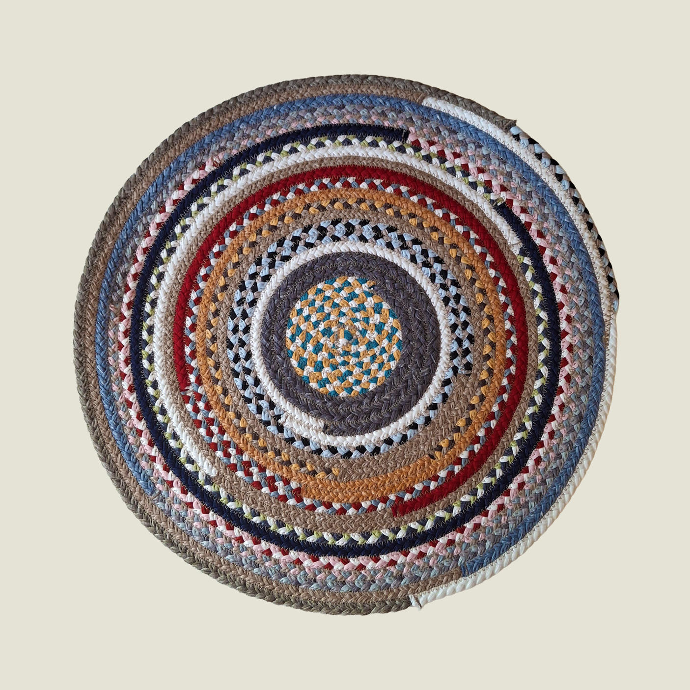 Braided Cotton Placemats - Round