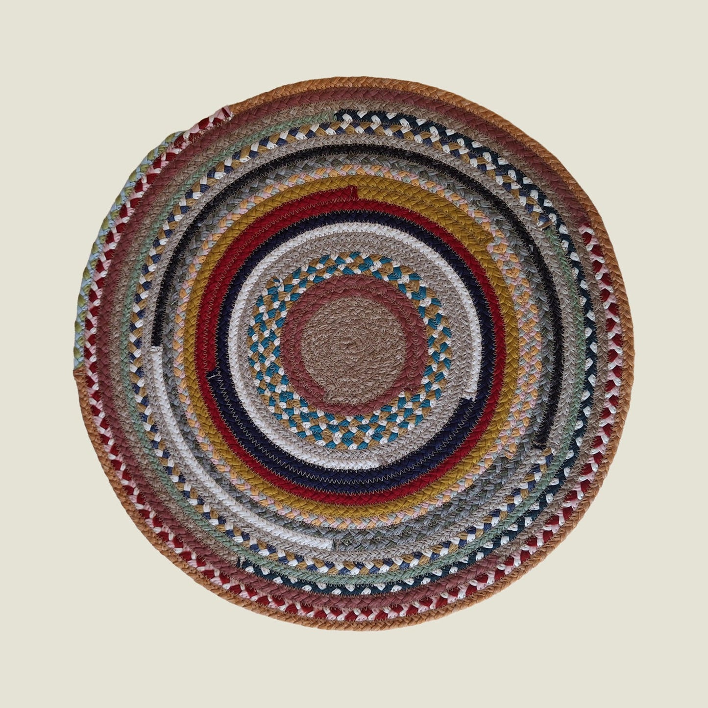 Braided Cotton Placemats - Round