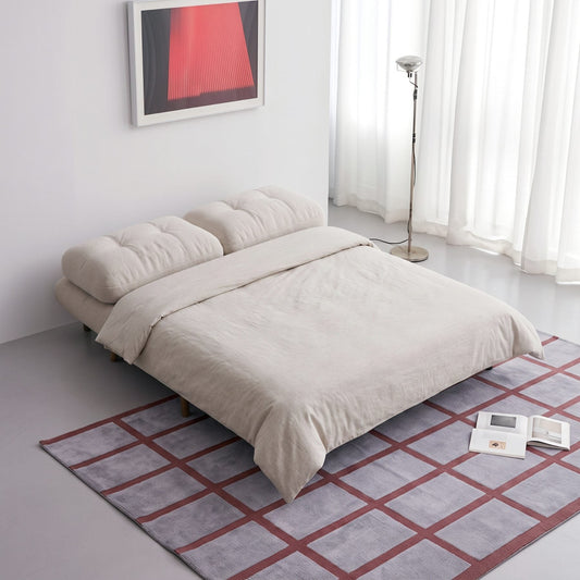 Evans Single Seater, Two Seater Sofa Bed, Velvet
