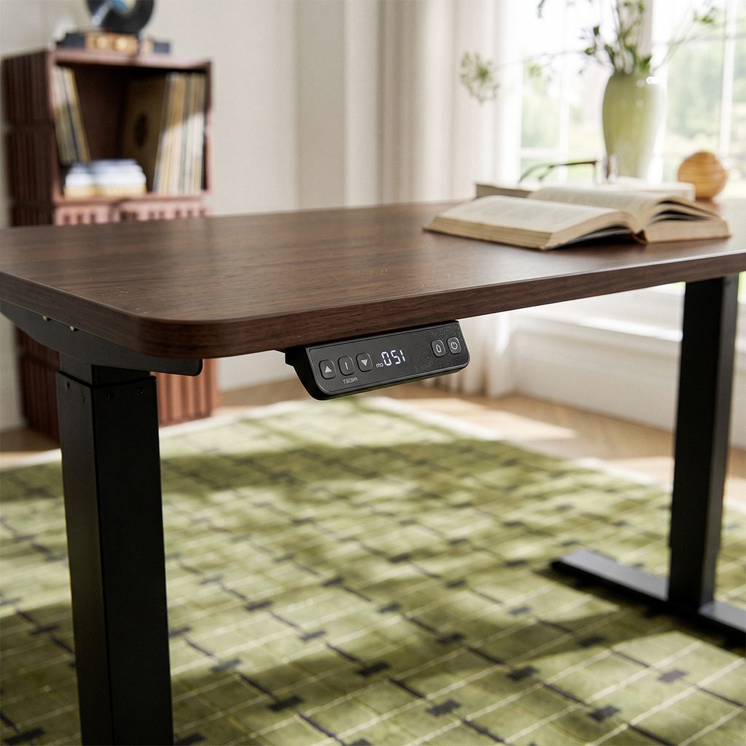 Smart Electric Standing Office Desk, Computer Corner Desk