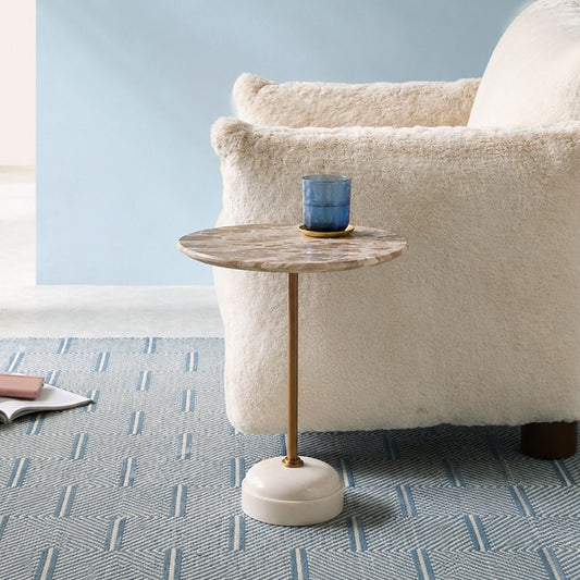 Cameron Side Table, Marble