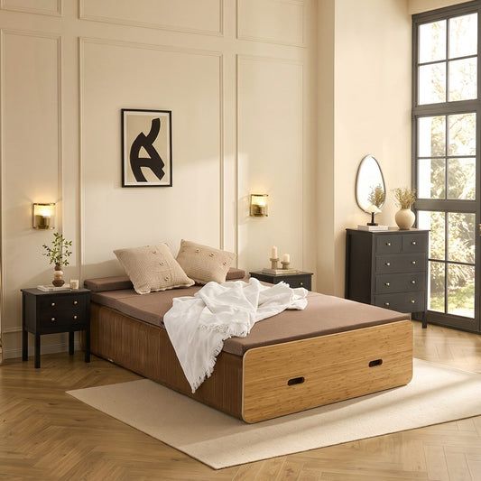 Accordion Folding Double Bed