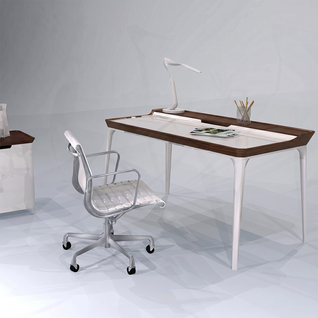 Brannan Office Desk, Wood