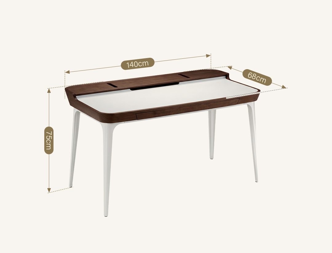 Brannan Office Desk, Wood