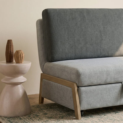 Nora Single Sofa Bed, Linen