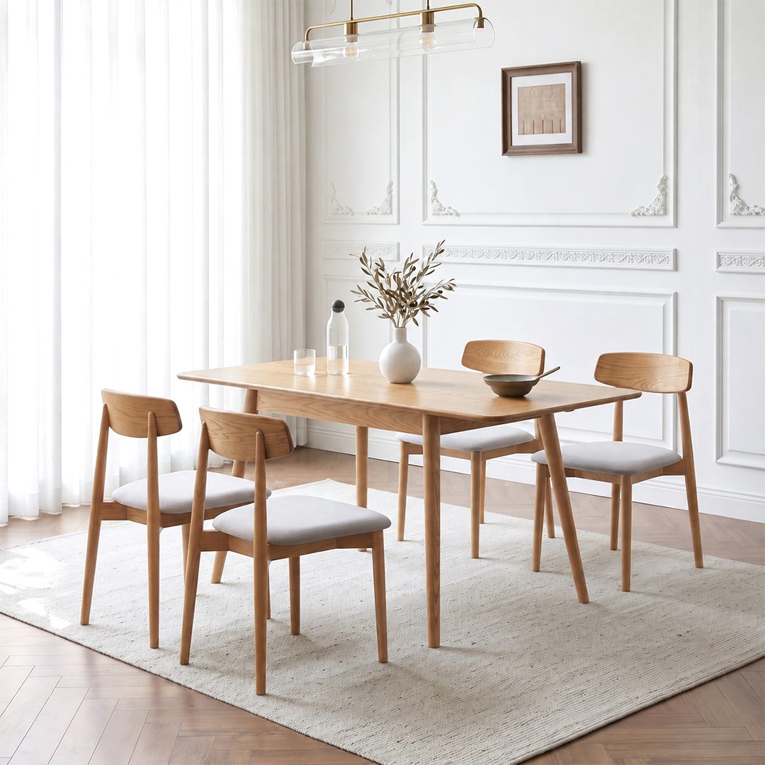 Delicia Extendable Dining Table, Ash