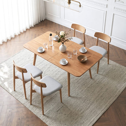 Delicia Extendable Dining Table, Ash